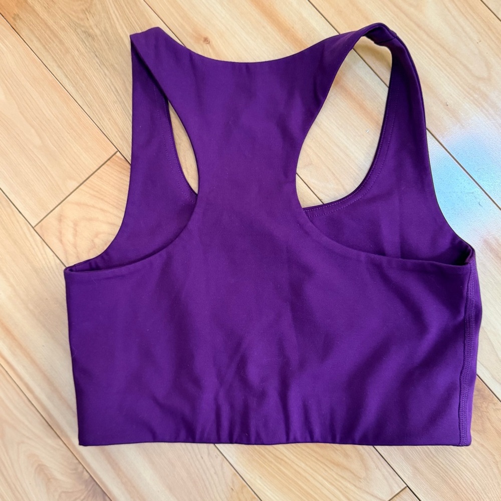 SOLD Girlfriend collective purple sports bra size S - Picture 4 of 4